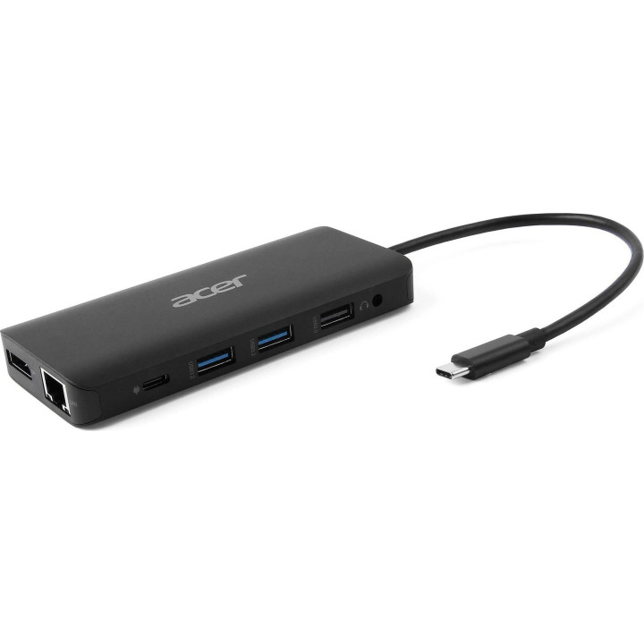 Acer USB Type-C Dongle 12-in-1 Black Avec fil USB 3.2 Gen 1 (3.1 Gen 1) Type-C Noir