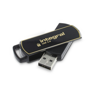 Integral INFD128GB360SEC3.0 lecteur USB flash 128 Go USB Type-A 3.2 Gen 1 (3.1 Gen 1) Noir, Or
