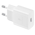 Samsung EP-T1510XWEGEU chargeur d'appareils mobiles Universel Blanc Secteur Charge rapide Intérieure