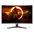 AOC G2 C32G2ZE/BK écran plat de PC 80 cm (31.5") 1920 x 1080 pixels Full HD LED Noir, Rouge