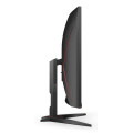 AOC G2 C32G2ZE/BK écran plat de PC 80 cm (31.5") 1920 x 1080 pixels Full HD LED Noir, Rouge