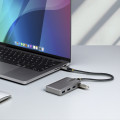 StarTech.com Hub USB-C à 4 Ports - 4x USB-A, 5Gbps - Alimenté par Bus - Hub USB 3.0 avec Câble de 30 cm - Mini Hub USB Type-