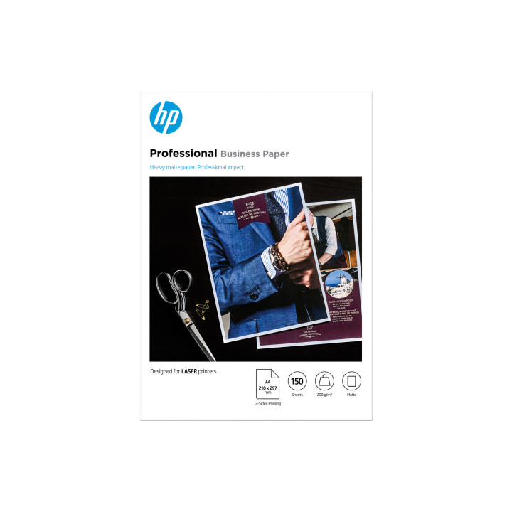 HP Papier laser mat FSC Professionnel - 200 g/m² (150 feuilles/A4/210 x 297 mm)