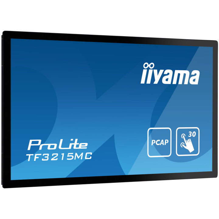 iiyama ProLite TF3215MC-B2 écran plat de PC 81,3 cm (32") 1920 x 1080 pixels Full HD LED Écran tactile Kiosque Noir