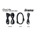 iiyama ProLite TF3215MC-B2 écran plat de PC 81,3 cm (32") 1920 x 1080 pixels Full HD LED Écran tactile Kiosque Noir