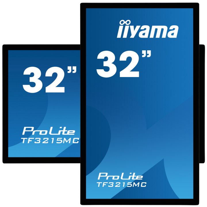 iiyama ProLite TF3215MC-B2 écran plat de PC 81,3 cm (32") 1920 x 1080 pixels Full HD LED Écran tactile Kiosque Noir
