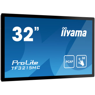iiyama ProLite TF3215MC-B2 écran plat de PC 81,3 cm (32") 1920 x 1080 pixels Full HD LED Écran tactile Kiosque Noir