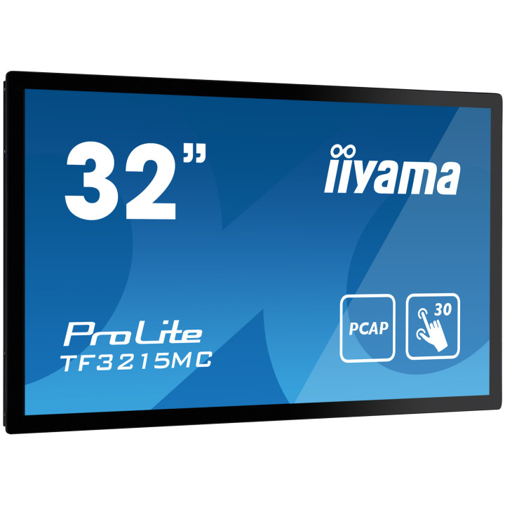 iiyama ProLite TF3215MC-B2 écran plat de PC 81,3 cm (32") 1920 x 1080 pixels Full HD LED Écran tactile Kiosque Noir