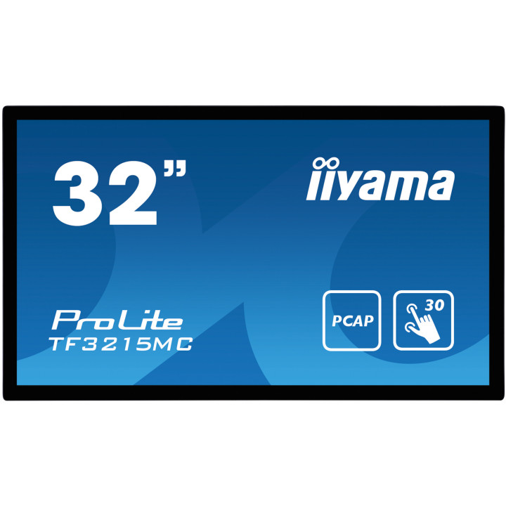 iiyama ProLite TF3215MC-B2 écran plat de PC 81,3 cm (32") 1920 x 1080 pixels Full HD LED Écran tactile Kiosque Noir