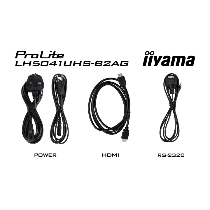 iiyama LH5041UHS-B2AG Écran d'affichage dynamique Écran plat de signalisation numérique 127 cm (50") LCD 500 cd/m² 4K Ultra