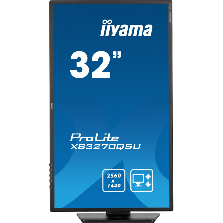 iiyama ProLite XB3270QSU-B1 écran plat de PC 81,3 cm (32") 2560 x 1440 pixels Wide Quad HD LED Noir