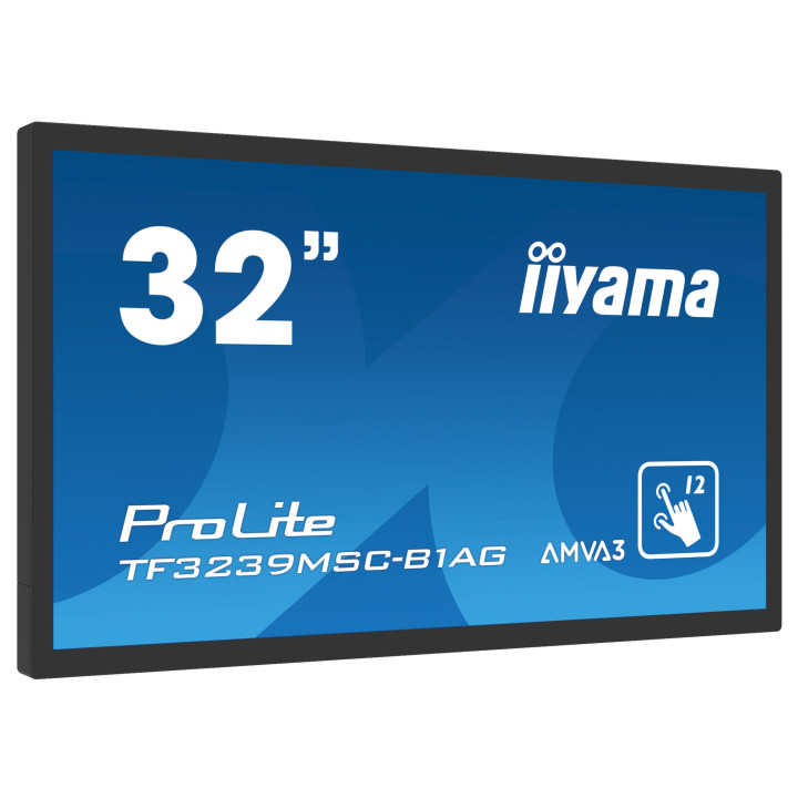 iiyama ProLite TF3239MSC-B1AG écran plat de PC 80 cm (31.5") 1920 x 1080 pixels Full HD LED Écran tactile Multi-utilisateur N