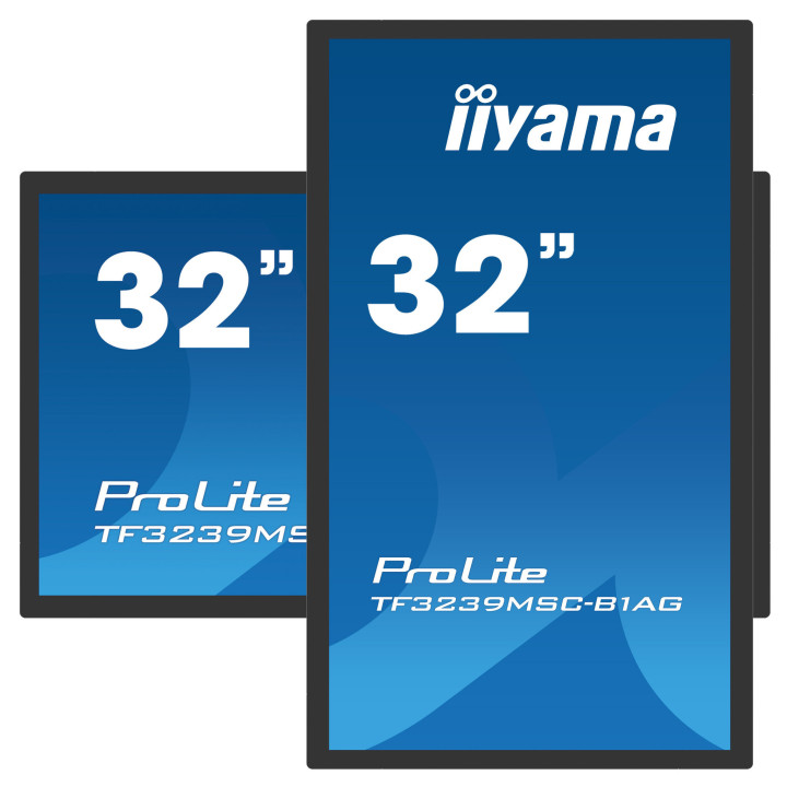 iiyama ProLite TF3239MSC-B1AG écran plat de PC 80 cm (31.5") 1920 x 1080 pixels Full HD LED Écran tactile Multi-utilisateur N