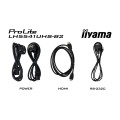 iiyama LH5541UHS-B2 Écran d'affichage dynamique En forme de kiosk 138,7 cm (54.6") LCD 500 cd/m² 4K Ultra HD Noir Intégré d