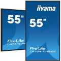 iiyama LH5541UHS-B2 Écran d'affichage dynamique En forme de kiosk 138,7 cm (54.6") LCD 500 cd/m² 4K Ultra HD Noir Intégré d