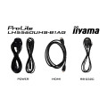 iiyama LH5560UHS-B1AG Écran d'affichage dynamique Carte A numérique 139,7 cm (55") LED Wifi 500 cd/m² 4K Ultra HD Noir Inté