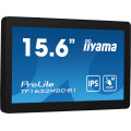 iiyama ProLite TF1633MSC-B1 écran plat de PC 39,6 cm (15.6") 1920 x 1080 pixels Full HD Écran tactile Noir