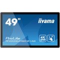 iiyama ProLite TF4939UHSC-B1AG écran plat de PC 124,5 cm (49") 3840 x 2160 pixels 4K Ultra HD LED Écran tactile Multi-utilisa