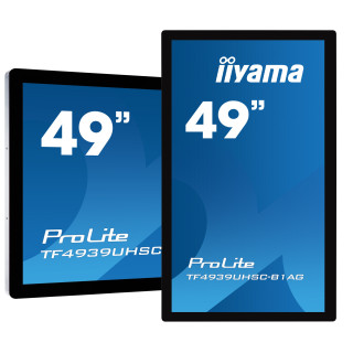 iiyama ProLite TF4939UHSC-B1AG écran plat de PC 124,5 cm (49") 3840 x 2160 pixels 4K Ultra HD LED Écran tactile Multi-utilisa