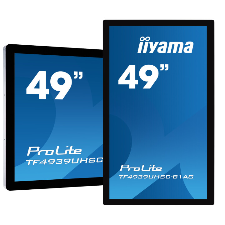 iiyama ProLite TF4939UHSC-B1AG écran plat de PC 124,5 cm (49") 3840 x 2160 pixels 4K Ultra HD LED Écran tactile Multi-utilisa