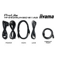 iiyama ProLite TF4939UHSC-B1AG écran plat de PC 124,5 cm (49") 3840 x 2160 pixels 4K Ultra HD LED Écran tactile Multi-utilisa