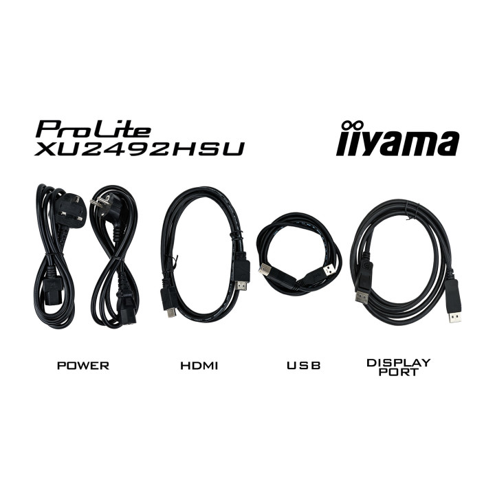 iiyama ProLite XU2492HSU-B6 écran plat de PC 60,5 cm (23.8") 1920 x 1080 pixels Full HD LED Noir