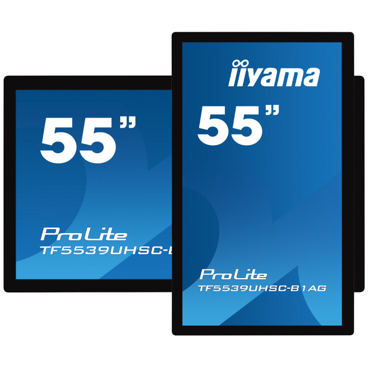 iiyama ProLite TF5539UHSC-B1AG écran plat de PC 139,7 cm (55") 3840 x 2160 pixels 4K Ultra HD LED Écran tactile Multi-utilisa