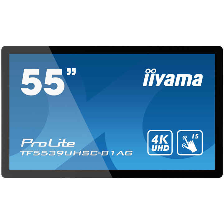 iiyama ProLite TF5539UHSC-B1AG écran plat de PC 139,7 cm (55") 3840 x 2160 pixels 4K Ultra HD LED Écran tactile Multi-utilisa