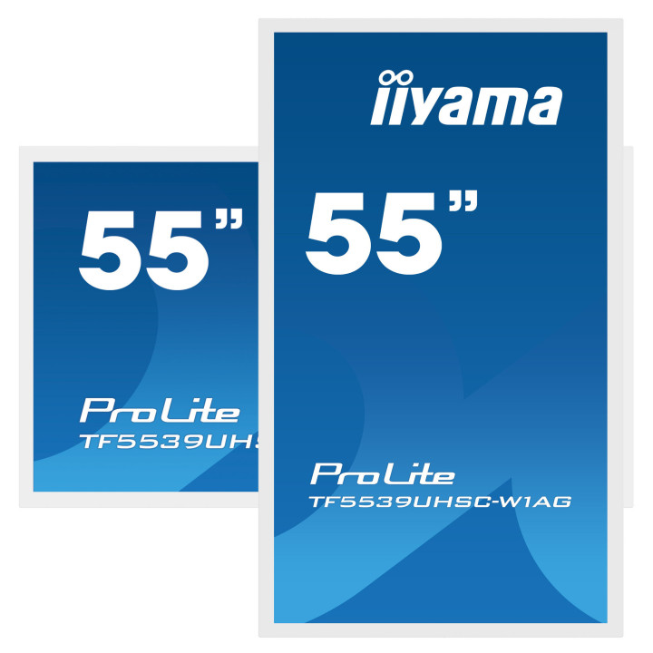 iiyama ProLite TF5539UHSC-W1AG écran plat de PC 139,7 cm (55") 3840 x 2160 pixels 4K Ultra HD LED Écran tactile Multi-utilisa