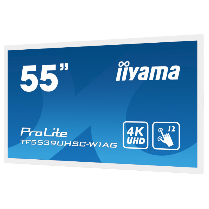 iiyama ProLite TF5539UHSC-W1AG écran plat de PC 139,7 cm (55") 3840 x 2160 pixels 4K Ultra HD LED Écran tactile Multi-utilisa