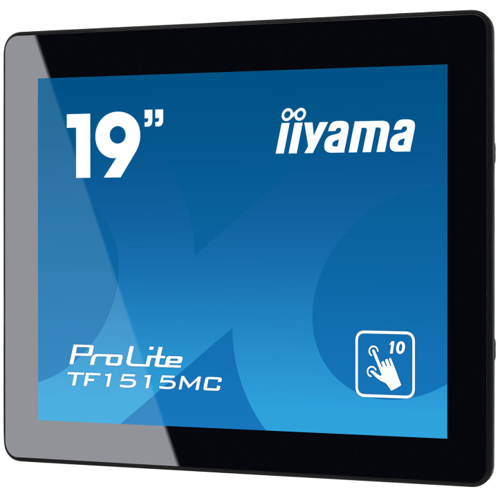 iiyama TF1515MC-B2 Écran d'affichage dynamique 38,1 cm (15") LED 350 cd/m² XGA Noir Écran tactile