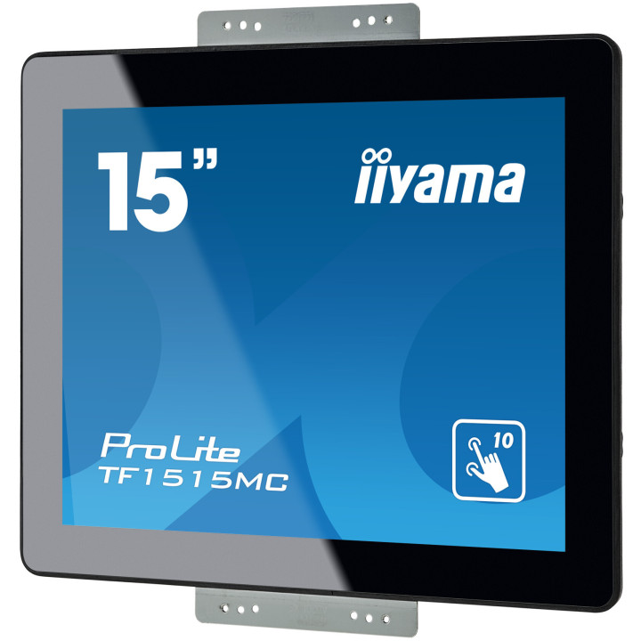 iiyama TF1515MC-B2 Écran d'affichage dynamique 38,1 cm (15") LED 350 cd/m² XGA Noir Écran tactile
