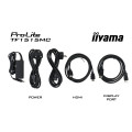 iiyama TF1515MC-B2 Écran d'affichage dynamique 38,1 cm (15") LED 350 cd/m² XGA Noir Écran tactile