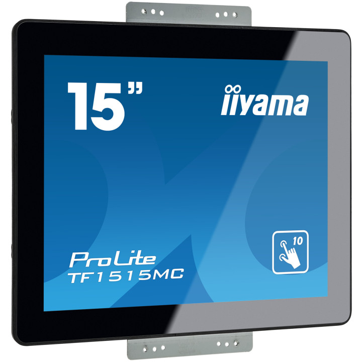 iiyama TF1515MC-B2 Écran d'affichage dynamique 38,1 cm (15") LED 350 cd/m² XGA Noir Écran tactile