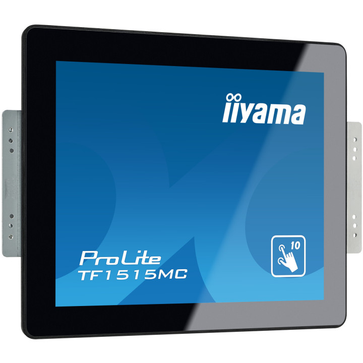 iiyama TF1515MC-B2 Écran d'affichage dynamique 38,1 cm (15") LED 350 cd/m² XGA Noir Écran tactile