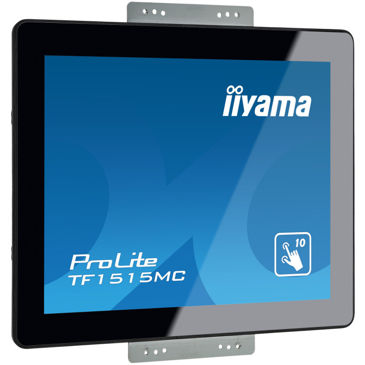 iiyama TF1515MC-B2 Écran d'affichage dynamique 38,1 cm (15") LED 350 cd/m² XGA Noir Écran tactile