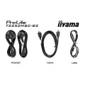 iiyama ProLite T2252MSC-B2 écran plat de PC 54,6 cm (21.5") 1920 x 1080 pixels Full HD LCD Écran tactile Noir
