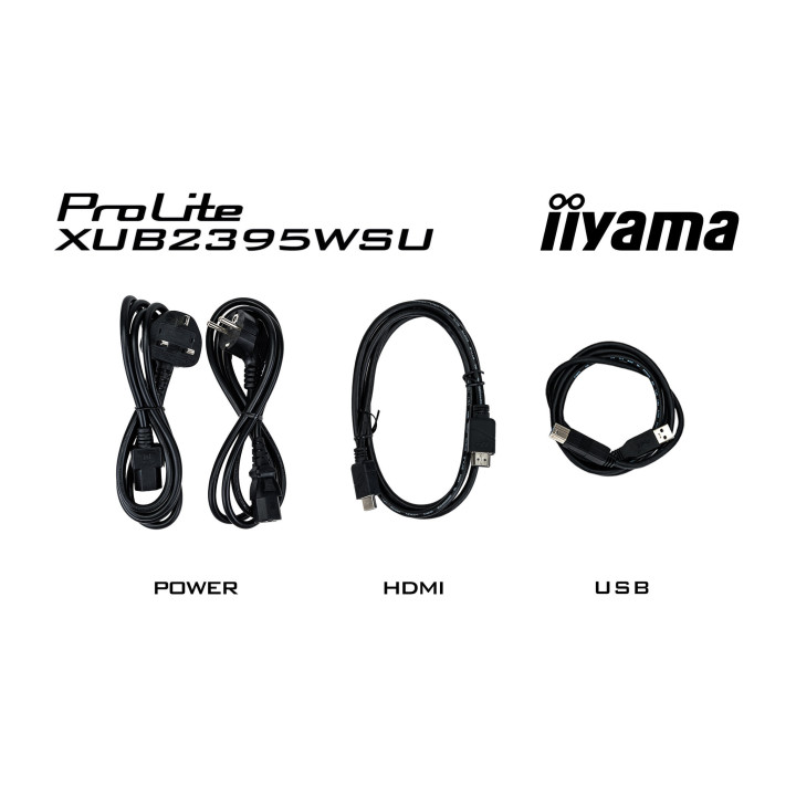 iiyama ProLite XUB2395WSU-B5 écran plat de PC 57,1 cm (22.5") 1920 x 1200 pixels WUXGA LCD Noir