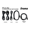 iiyama ProLite TF2234MC-B7AGB écran plat de PC 54,6 cm (21.5") 1920 x 1080 pixels Full HD LED Écran tactile Multi-utilisateur