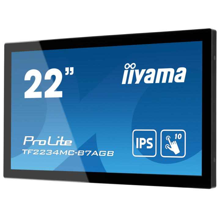 iiyama ProLite TF2234MC-B7AGB écran plat de PC 54,6 cm (21.5") 1920 x 1080 pixels Full HD LED Écran tactile Multi-utilisateur