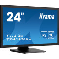 iiyama ProLite T2452MSC-B1 écran plat de PC 60,5 cm (23.8") 1920 x 1080 pixels Full HD LCD Écran tactile Multi-utilisateur No