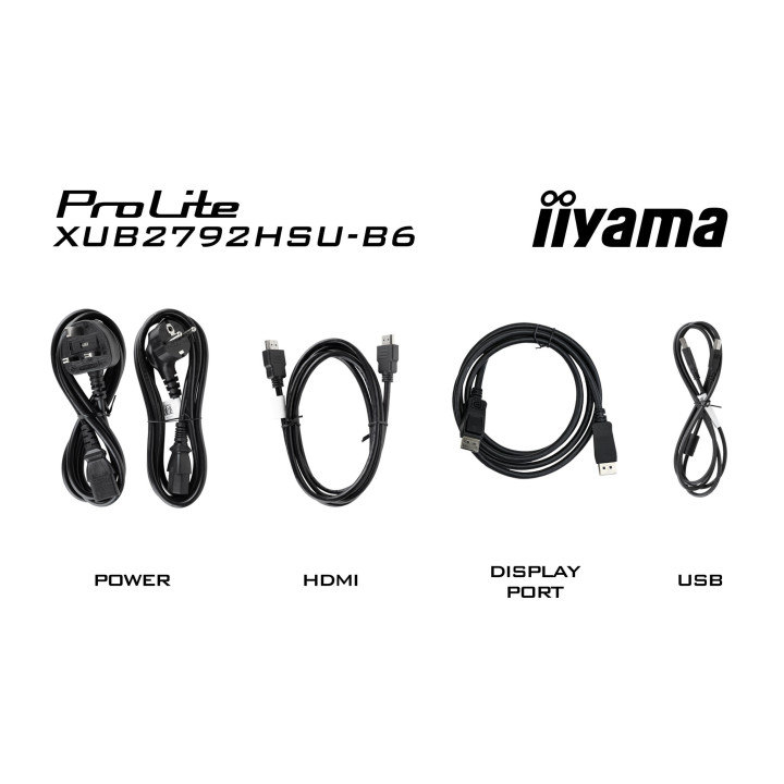 iiyama XUB2792HSU-B6 écran plat de PC 68,6 cm (27") 1920 x 1080 pixels Full HD LED Noir