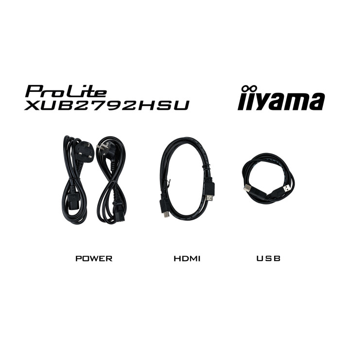 iiyama ProLite XUB2792HSU-W6 LED display 68,6 cm (27") 1920 x 1080 pixels Full HD Blanc