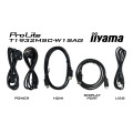 iiyama ProLite T1932MSC-W1SAG écran plat de PC 48,3 cm (19") 1280 x 1024 pixels Full HD LED Écran tactile Dessus de table Bla