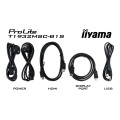 iiyama ProLite T1932MSC-B1S écran plat de PC 48,3 cm (19") 1280 x 1024 pixels Full HD LED Écran tactile Dessus de table Noir