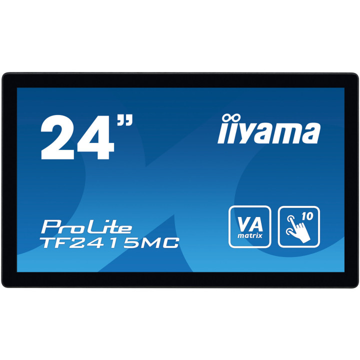 iiyama ProLite TF2415MC-B2 écran plat de PC 60,5 cm (23.8") 1920 x 1080 pixels Full HD LCD Écran tactile Multi-utilisateur No