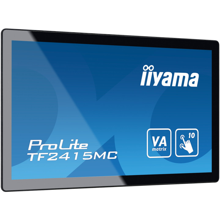 iiyama ProLite TF2415MC-B2 écran plat de PC 60,5 cm (23.8") 1920 x 1080 pixels Full HD LCD Écran tactile Multi-utilisateur No