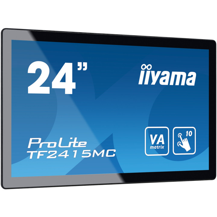 iiyama ProLite TF2415MC-B2 écran plat de PC 60,5 cm (23.8") 1920 x 1080 pixels Full HD LCD Écran tactile Multi-utilisateur No