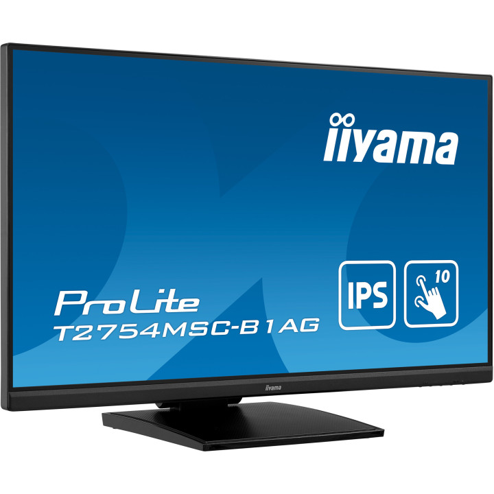 iiyama ProLite T2754MSC-B1AG écran plat de PC 68,6 cm (27") 1920 x 1080 pixels Full HD LED Écran tactile Multi-utilisateur No