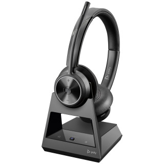 Poly Micro-casque serre-tête Savi 7320 stéréo DECT 1 880-1 900 MHz certifié Microsoft Teams
